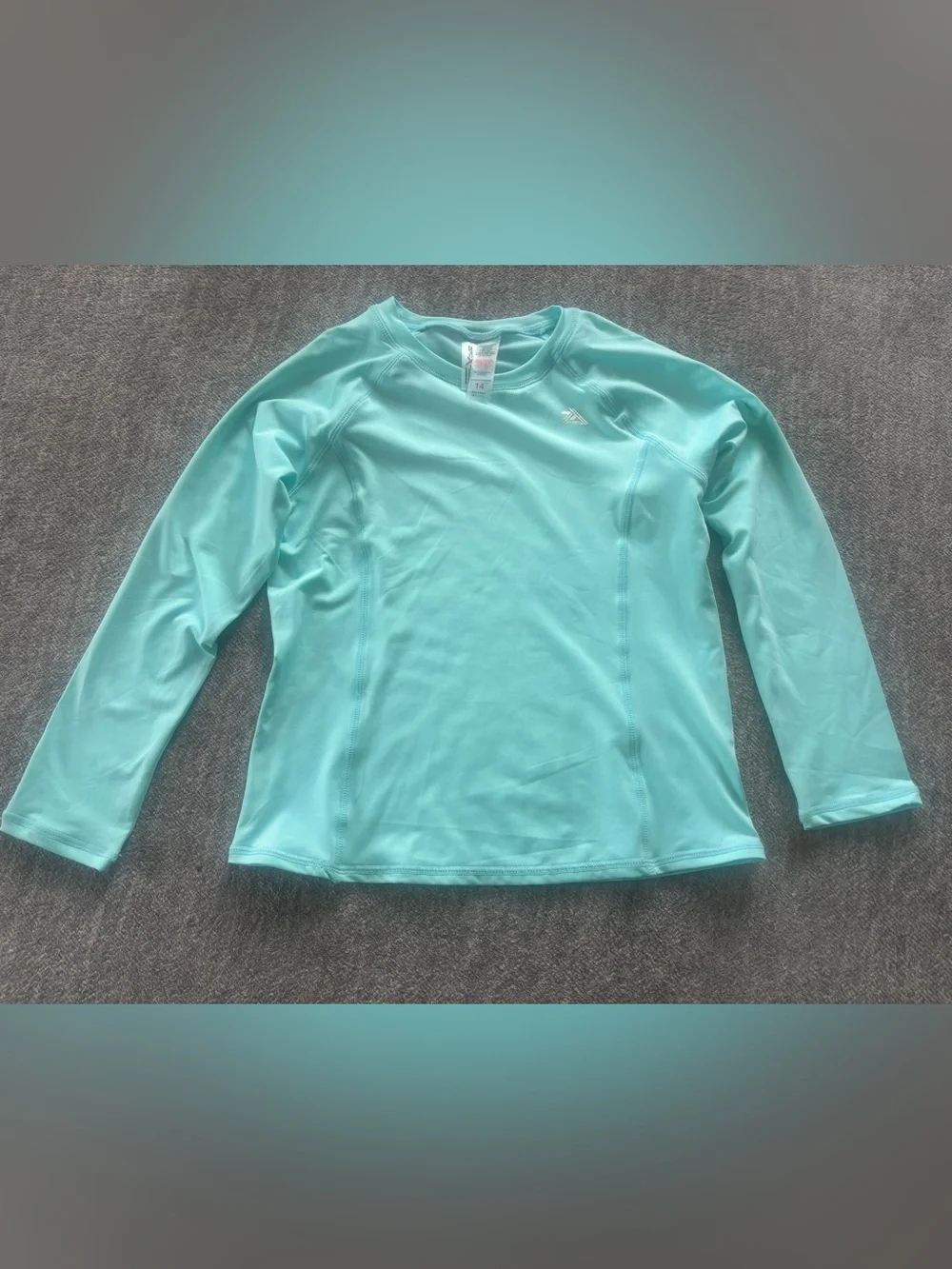 Girls ZeroXposur Long Sleeve Rashguard Top Size 14 NWOT